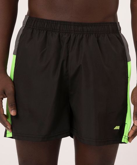 short com sunga esportivo preto