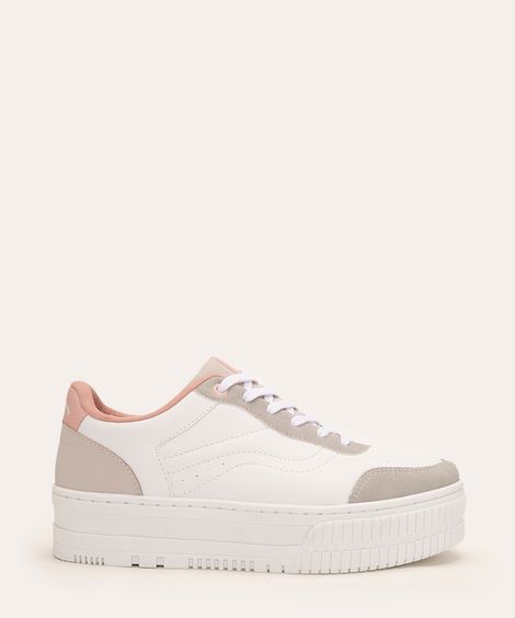 tênis cano baixo casual branco