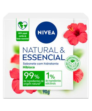 Sabonete em Barra Nivea Natural & Essencial Hibisco 90g