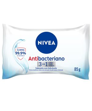 Sabonete em Barra Nivea Antibacteriano 3 em 1 85g