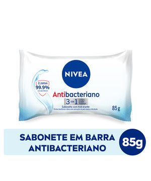 Sabonete em Barra Nivea Antibacteriano 3 em 1 85g