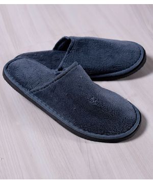 Pantufa Masculina Em Plush Bene Casa Cinza