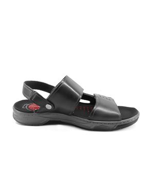 Sandália Pegada Anilina Preto 132206 Masculina