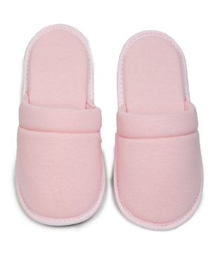 Pantufa Confort Lisa Cotton Day Meia Malha rosa