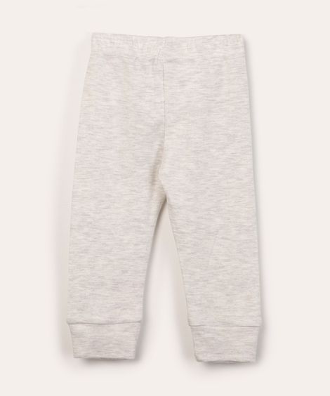 calça infantil básica de malha  cinza