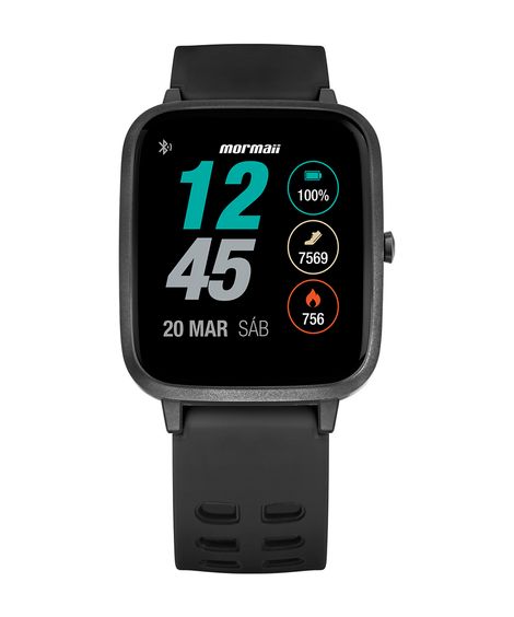 Relógio Smartwatch Mormaii  Touch Preto
