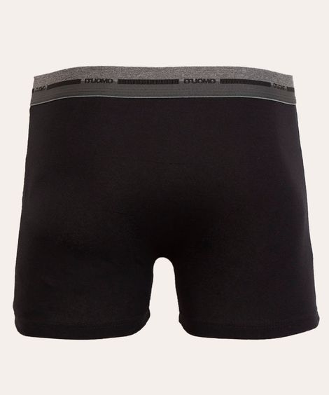 cueca boxer de algodão duomo preta