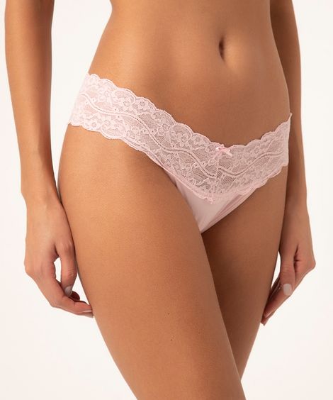 kit de 2 calcinhas fio renda multicor