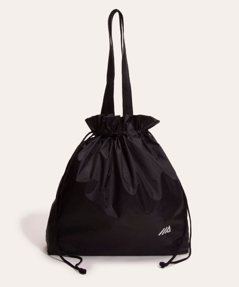 bolsa de ombro esportiva nylon preta