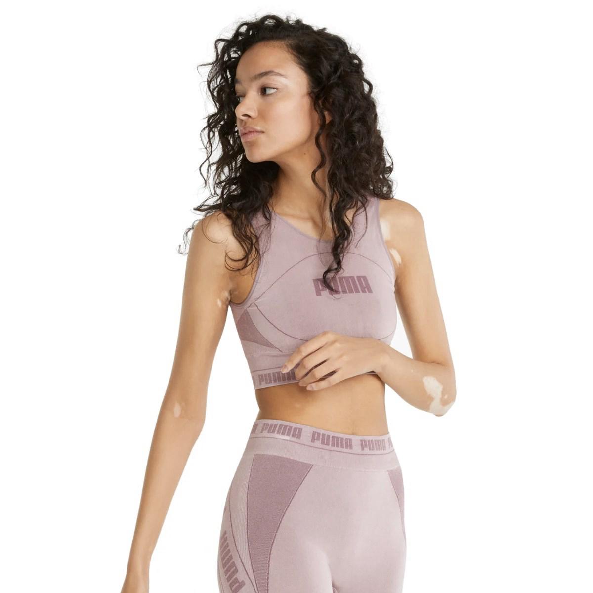 Puma Evoknit Seamless Crop Top Womens