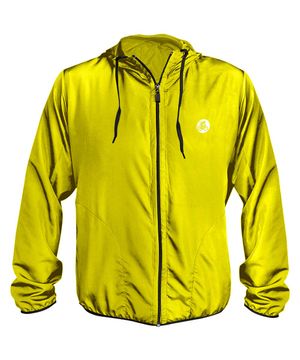 Jaqueta Corta Vento Ciclismo Masculino Amarelo Light WSS Bike