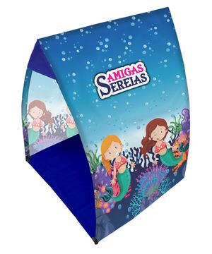 Barraca Tenda Infantil Amigas Sereias- Fabricando Idéias