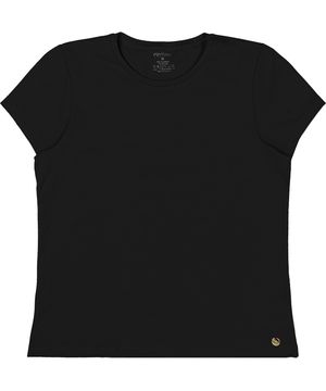 Blusa Básica Visco Tricô Feminina Rovitex Preto