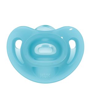 Chupeta Sensitive Soft 100% Silicone Menino Azul - NUK