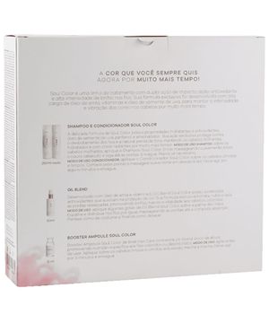 Braé Caixa Presente Soul Color – Kit Shampoo + Condicionador + Oil + Ampola