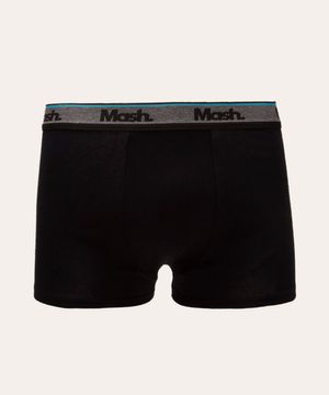 cueca boxer de algodão mash preta