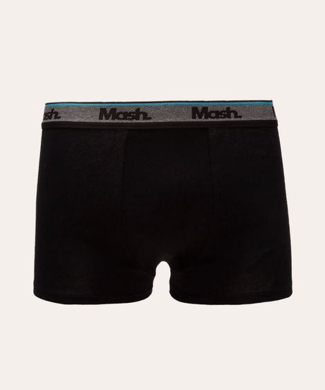 cueca boxer de algodão mash preta