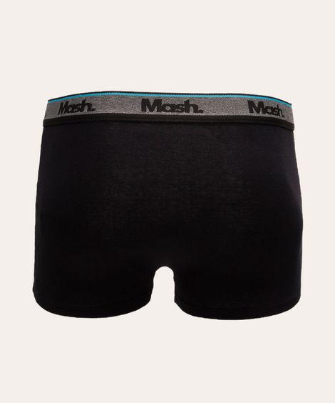 cueca boxer de algodão mash preta