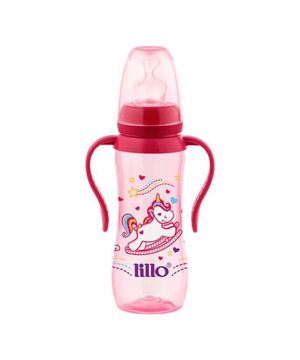 Mamadeira com Alça Acinturada Sonho 240ml Rosa - Lillo