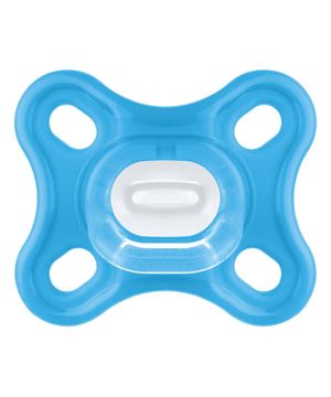 Kit 2 Chupetas Confort 100% Silicone 0-2 Meses Azul - MAM