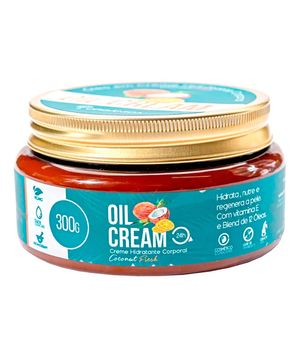 Creme Hidratante Corporal Orgânica Oil Cream Coconut Fresh 300g