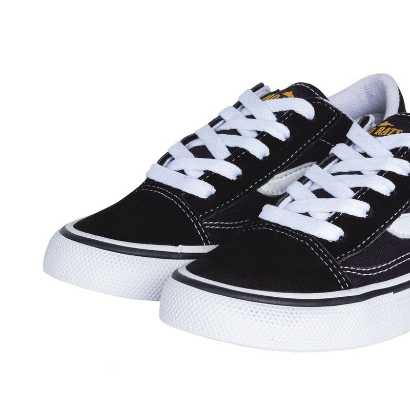 tênis infantil mad rats old school preto e branco - C&A