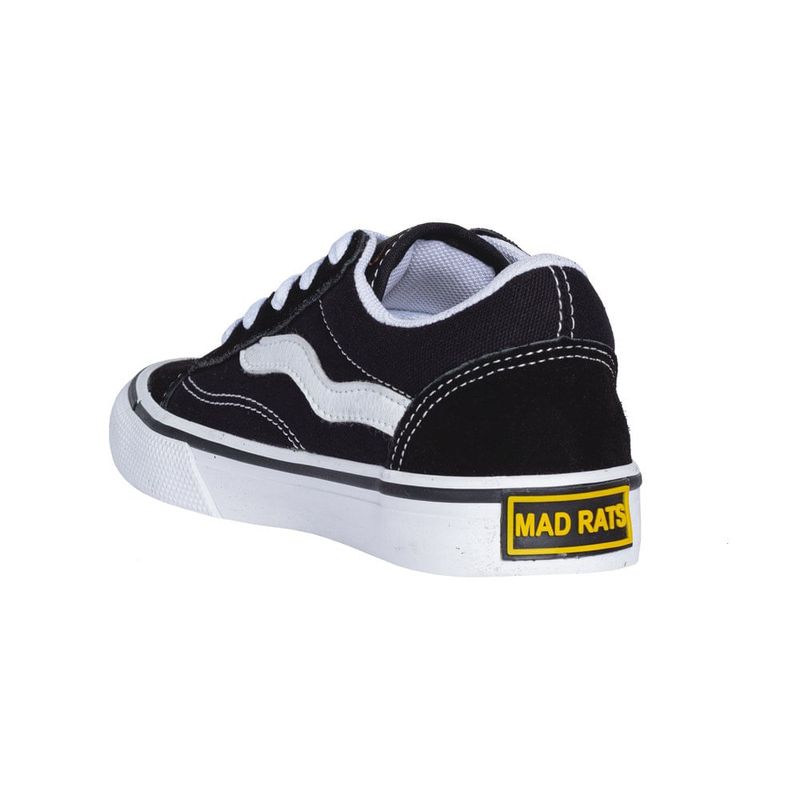 Tênis Mad Rats Old School Black/ Branco