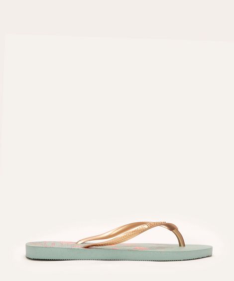 chinelo havaianas slim organic verde claro