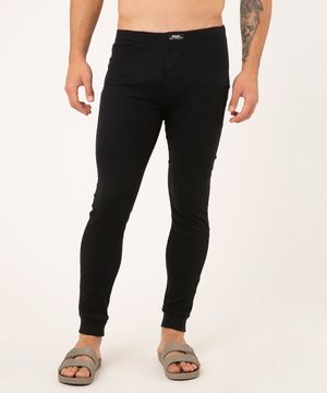 calça de pijama ceroula mash preto