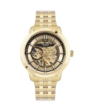 Relógio Technos Masculino Automático Dourado - G3265AF/1D