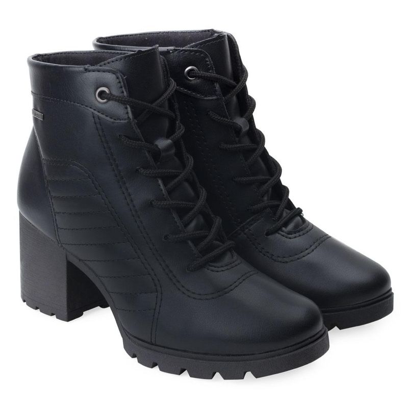 Bota coturno store dakota lisa preta