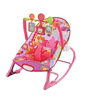 Cadeira de Descanso Musical FunTime New 18kgs Rosa-Maxi Baby