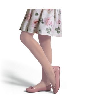 Meia-Calça Selene Básica Fio 20 Infantil Rosa