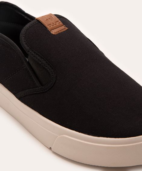 tênis de sarja slip on ollie preto