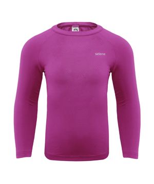 Camisa Térmica Selene Proteção UV Manga Longa Infantil Rosa