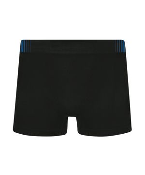 Cueca Boxer Selene Sem Costura Infantil Preto