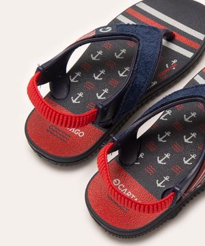 chinelo infantil cartago dakar plus azul