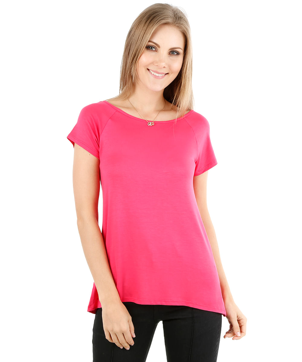 Blusa Básica Rosa