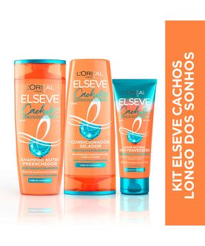 Elseve Cachos Dos Sonhos Kit – Shampoo + Condicionador + Creme Noturno