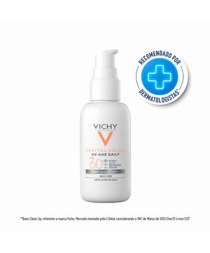 Protetor Solar Facial Vichy – UV-Age Daily FPS60 40g