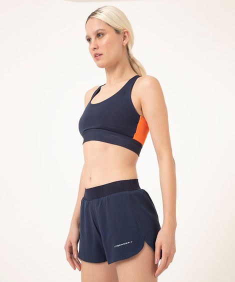 short running performance esportivo azul marinho