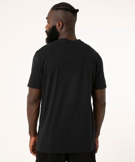 camiseta de algodão pantera negra marvel o poder é nosso preta