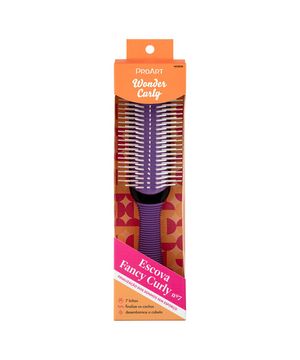 Escova ProArt Fancy Curly n7 roxo