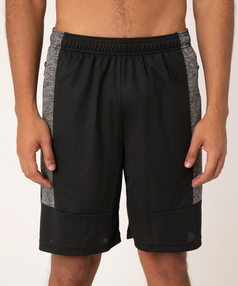 bermuda com passante para camiseta preta