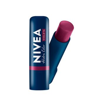 Hidratante Labial 2 em 1 Nivea Hidra Color Violeta