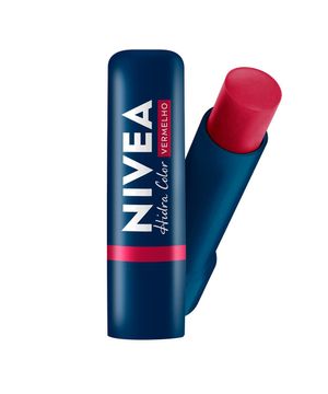 Hidratante Labial 2 em 1 Nivea Hidra Color Vermelho