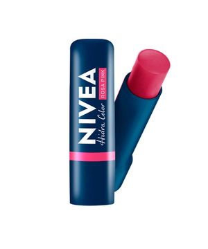 Hidratante Labial 2 em 1 Nivea Hidra Color Rosa