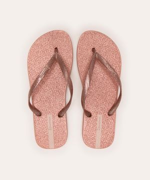 chinelo ipanema glitter rosa