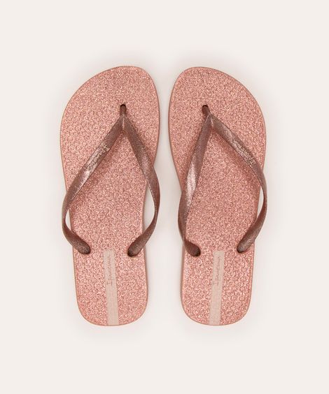 chinelo ipanema glitter rosa
