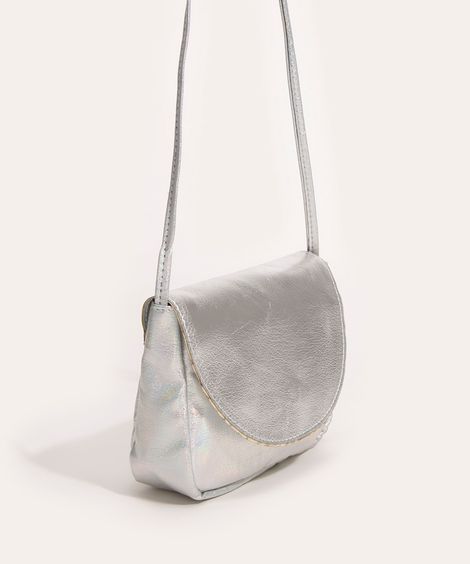 bolsa infantil crossbody holográfica multicor
